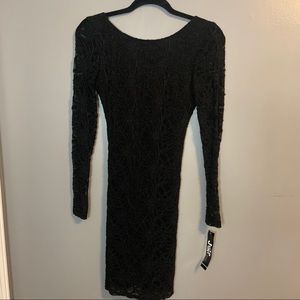 Black lace dress